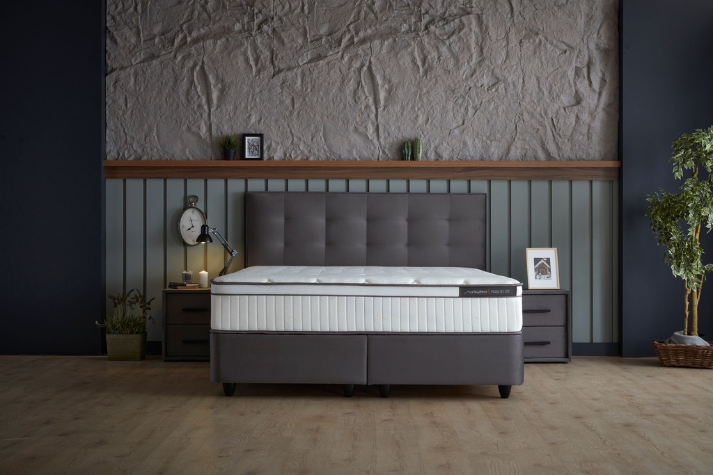 MODEBEDD 120X200 SET 4958 GRI