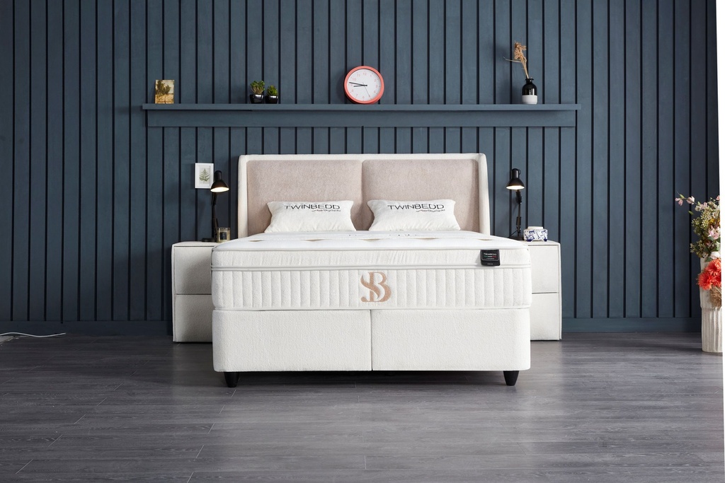TWINBEDD 180X200 SET 6273 BEJ