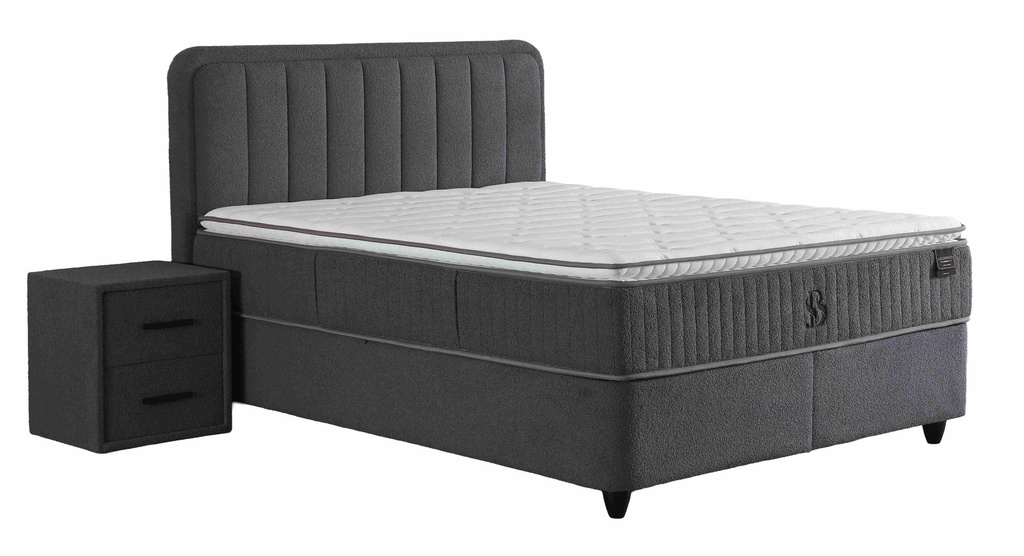 LEOBEDD 160X200 SET 6324 GRI