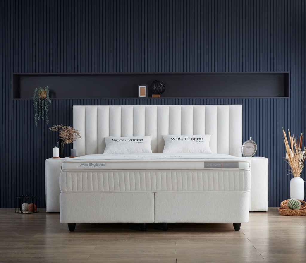 WOOLLYBEDD 180X200 SET 6258 BEJ