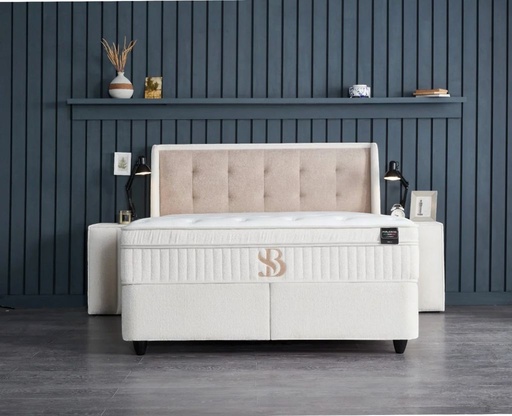 PERLABEDD 160X200 SET 6273 BEJ