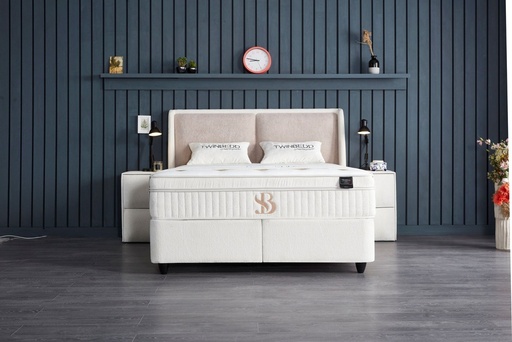 TWINBEDD 140X200 SET 6273 BEJ