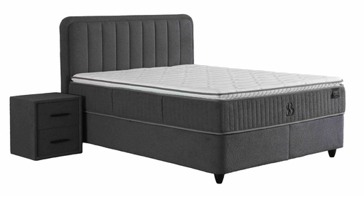 LEOBEDD 160X200 SET 6324 GRI